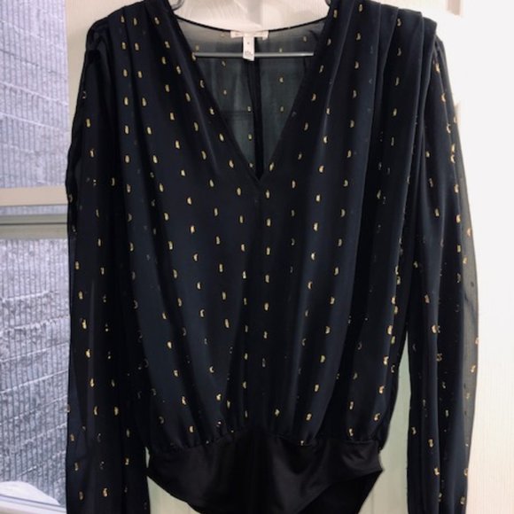 Navy and Gold Bodysuit - Picture 1 of 6